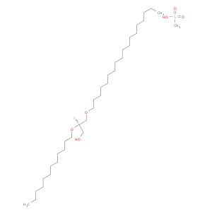 1-Propanol, 2-(dodecyloxy)-3-(octadecyloxy)-, methanesulfonate, (R)-