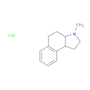 1H-Benz[e]indole,2,3,3a,4,5,9b-hexahydro-3-methyl-, hydrochloride (1:1)