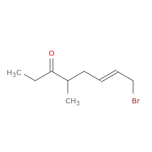 6-Octen-3-one, 8-bromo-4-methyl-, (E)-