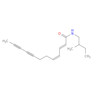 2,4-Dodecadiene-8,10-diynamide, N-(2-methylbutyl)-, (2E,4Z)-