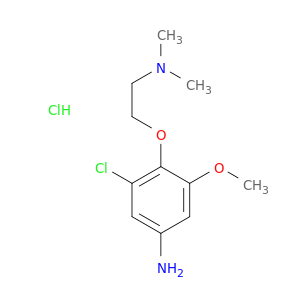 3-chloro-4-[2-(dimethylamino)ethoxy]-5-methoxyaniline hydrochloride(1:1)