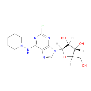 Adenosine, 2-chloro-N-1-piperidinyl-