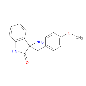 2H-Indol-2-one, 3-amino-1,3-dihydro-3-[(4-methoxyphenyl)methyl]-