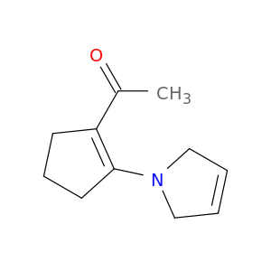 Ethanone, 1-[2-(2,5-dihydro-1H-pyrrol-1-yl)-1-cyclopenten-1-yl]-