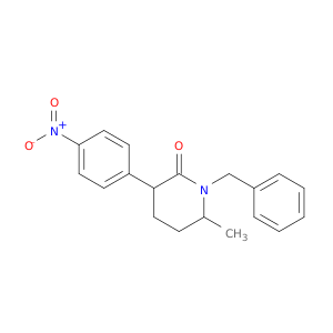 2-Piperidinone, 6-methyl-3-(4-nitrophenyl)-1-(phenylmethyl)-