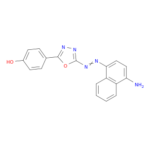 Phenol, 4-[5-[(4-amino-1-naphthalenyl)azo]-1,3,4-oxadiazol-2-yl]-