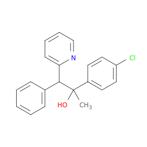 ALPHA-(4-氯苯基)-ALPHA-甲基-BETA-苯基-2-吡啶乙醇