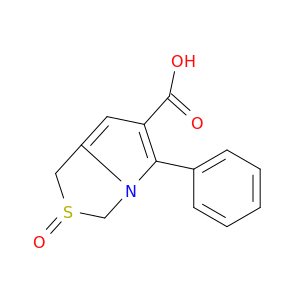 1H,3H-Pyrrolo[1,2-c]thiazole-6-carboxylic acid, 5-phenyl-, 2-oxide