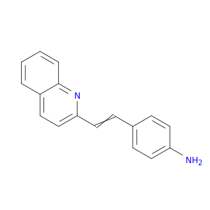 Benzenamine, 4-[2-(2-quinolinyl)ethenyl]-