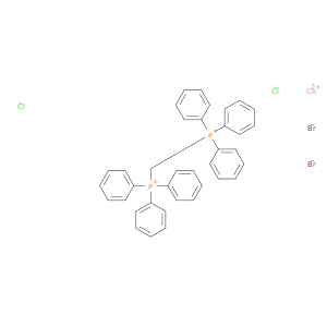 cobalt(2+) methanediylbis(triphenylphosphonium) bromide chloride(1:1:2:2)