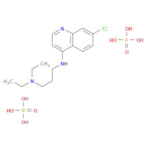 1,3-Propanediamine, N'-(7-chloro-4-quinolinyl)-N,N-diethyl-, phosphate(1:2)