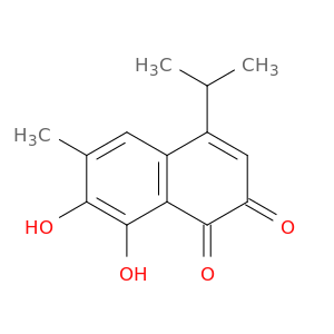 1,2-Naphthalenedione,7,8-dihydroxy-3-methyl-5-(1-methylethyl)-