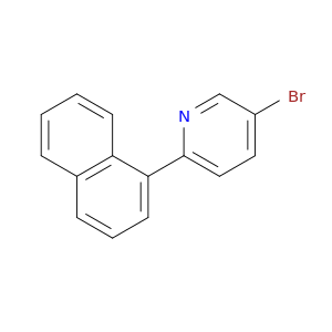 Pyridine, 5-bromo-2-(1-naphthalenyl)-