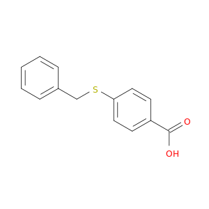 Benzoic acid, 4-[(phenylmethyl)thio]-