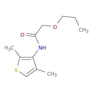 Acetamide, N-(2,4-dimethyl-3-thienyl)-2-propoxy-