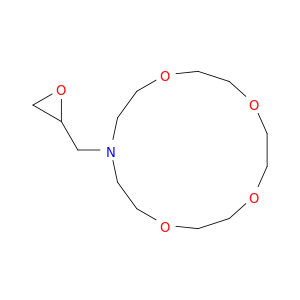 1,4,7,10-Tetraoxa-13-azacyclopentadecane, 13-(oxiranylmethyl)-