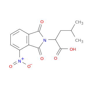 2H-Isoindole-2-aceticacid, 1,3-dihydro-a-(2-methylpropyl)-4-nitro-1,3-dioxo-