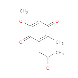 5-methoxy-2-methyl-3-(2-oxopropyl)cyclohexa-2,5-diene-1,4-dione