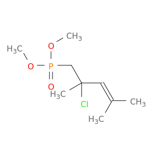 Phosphonic acid, (2-chloro-2,4-dimethyl-3-pentenyl)-, dimethyl ester
