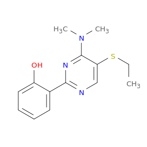 Phenol, 2-[4-(dimethylamino)-5-(ethylthio)-2-pyrimidinyl]-