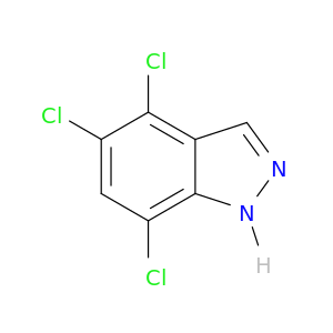 1H-Indazole, 4,5,7-trichloro-