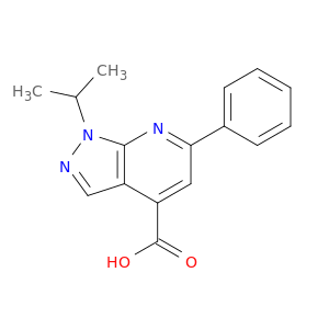 1-(1-甲基乙基)-6-苯基-1H-吡唑[3,4-B]吡啶-4-羧酸