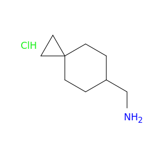 {spiro[2.5]octan-6-yl}methanamine hydrochloride