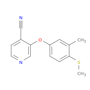 4-Pyridinecarbonitrile, 3-[3-methyl-4-(methylthio)phenoxy]-