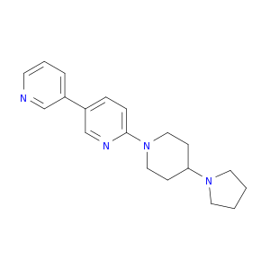 3,3'-Bipyridine, 6-[4-(1-pyrrolidinyl)-1-piperidinyl]-