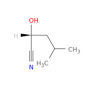 Pentanenitrile, 2-hydroxy-4-methyl-, (R)-