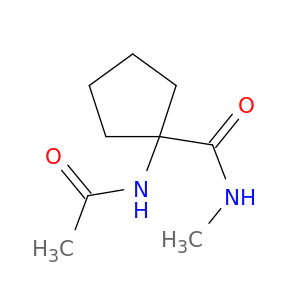 1-(乙酰氨基)-N-甲基环戊烷酸甲酰胺