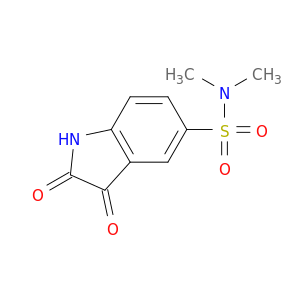 1H-Indole-5-sulfonamide, 2,3-dihydro-N,N-dimethyl-2,3-dioxo-