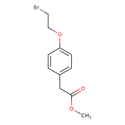 Benzeneacetic acid, 4-(2-bromoethoxy)-, methyl ester
