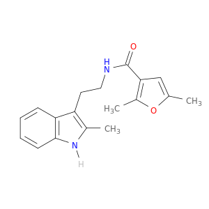 3-Furancarboxamide, 2,5-dimethyl-N-[2-(2-methyl-1H-indol-3-yl)ethyl]-