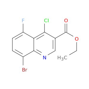 Ethyl 8-bromo-4-chloro-5-fluoroquinoline-3-carboxylate