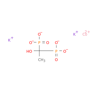 膦酸,P,P'-(1-羟基乙基)双,钴(2+)钾盐(1：1：2)