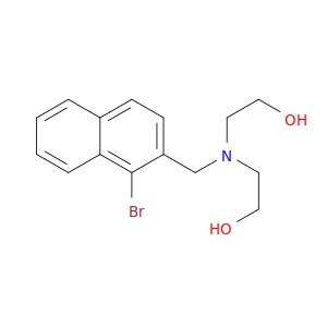 Ethanol, 2,2'-[[(1-bromo-2-naphthalenyl)methyl]imino]bis-