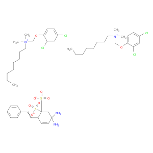 1-辛烷烷烃,N-[(2,4-二氯苯氧基)甲基]-N,N-二甲基-,具有2,2'-(1,2-乙烯基)双[5-氨基苯磺酸](2：1)