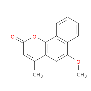 2H-Naphtho[1,2-b]pyran-2-one, 6-methoxy-4-methyl-