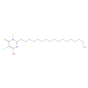 4(3H)-Pyrimidinone,5-chloro-2-heptadecyl-6-hydroxy-