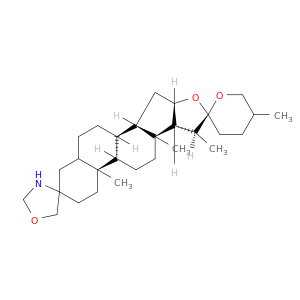 Spiro[oxazolidine-4,3'-spirostan](9CI)