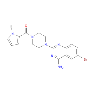 甲烷酮,[4-(4-氨基-6-溴-2-喹唑啉基)-1-哌嗪基]-1h-Pyrrol-2-Y1-