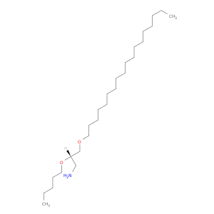 1-Propanamine, 3-(octadecyloxy)-2-(pentyloxy)-, (S)-