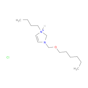 1H-Imidazolium, 1-butyl-3-[(hexyloxy)methyl]-, chloride