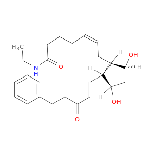 (5Z)-7-[(1R,2R,3R,5S)-3,5-二羟基-2-[(1E)-3-氧代-5-苯基-1-戊-1-苯基-1-苯基-1]-N-乙基-5-庚酰胺
