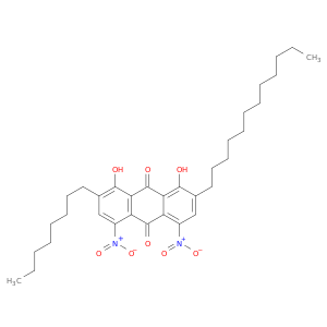 9,10-Anthracenedione, 2-dodecyl-1,8-dihydroxy-4,5-dinitro-7-octyl-