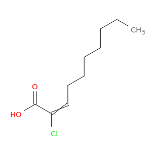 2-Decenoic acid, 2-chloro-