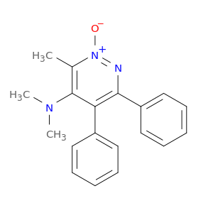 4-Pyridazinamine, N,N,3-trimethyl-5,6-diphenyl-, 2-oxide