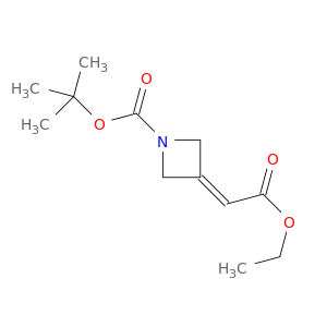 3-(2-乙氧基-2-氧代亚乙基)氮杂环丁烷-1-甲酸叔丁酯