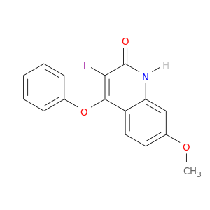 2(1H)-Quinolinone, 3-iodo-7-methoxy-4-phenoxy-